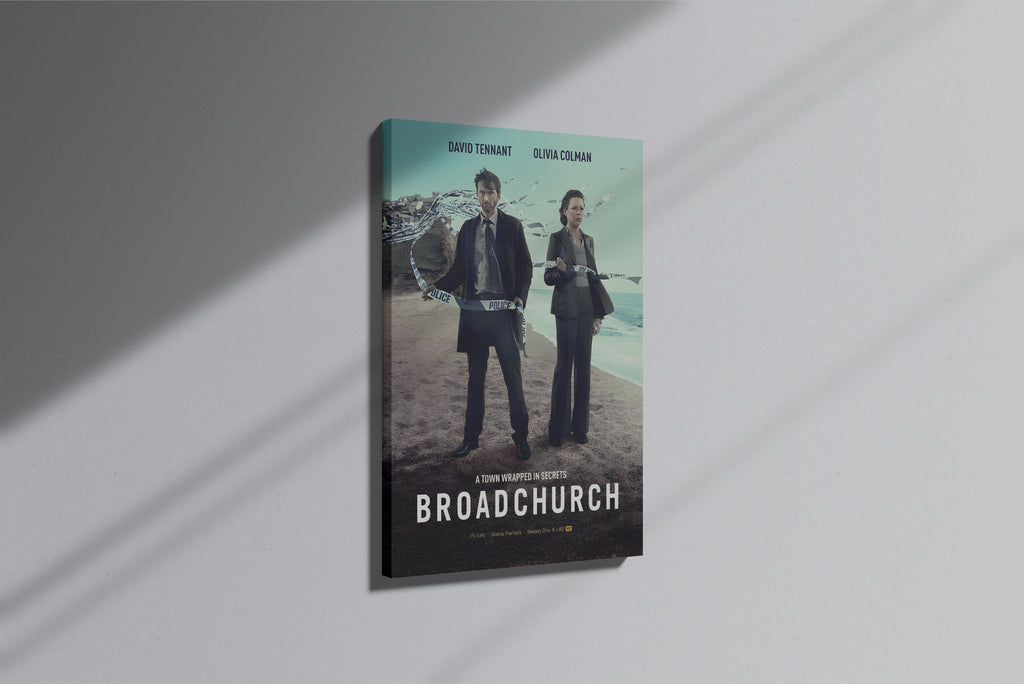 GeekCultcha Broadchurch Series Premium Canvas Painting