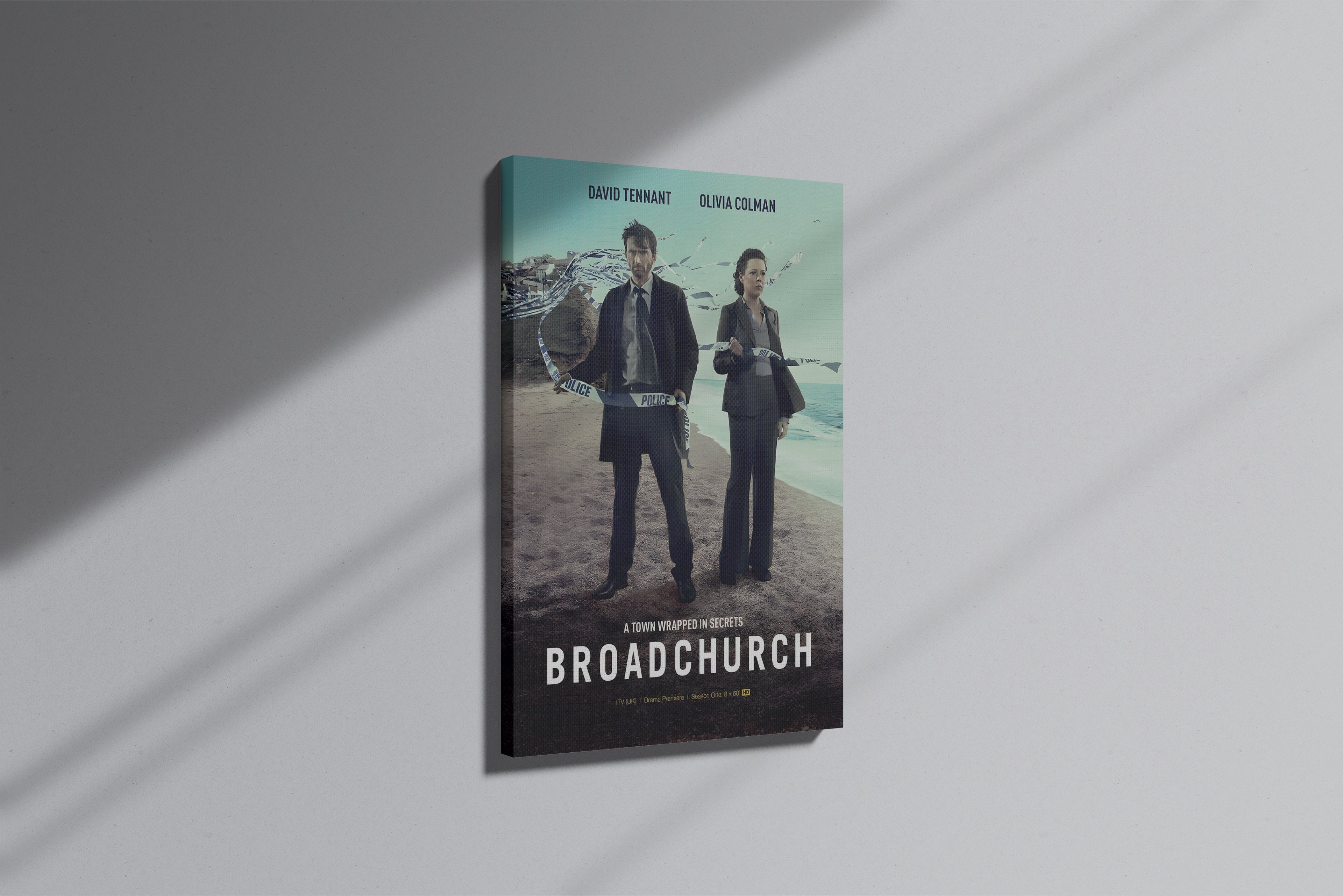 GeekCultcha Broadchurch Series Premium Canvas Painting