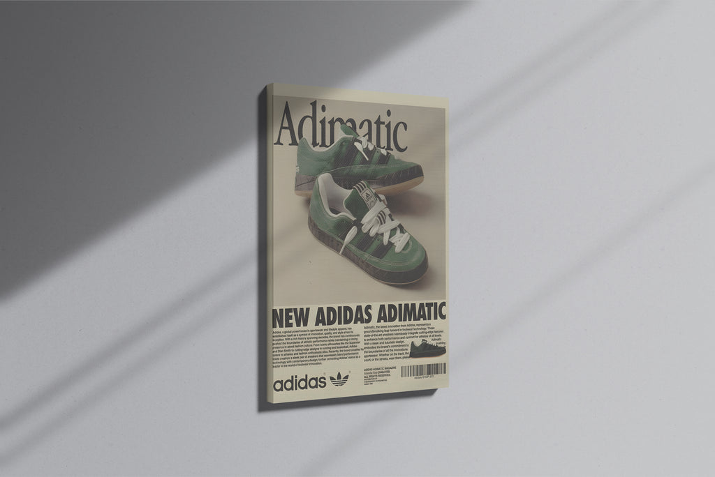 GeekCultcha Adidas Adimatic Sneakers Premium Canvas Print