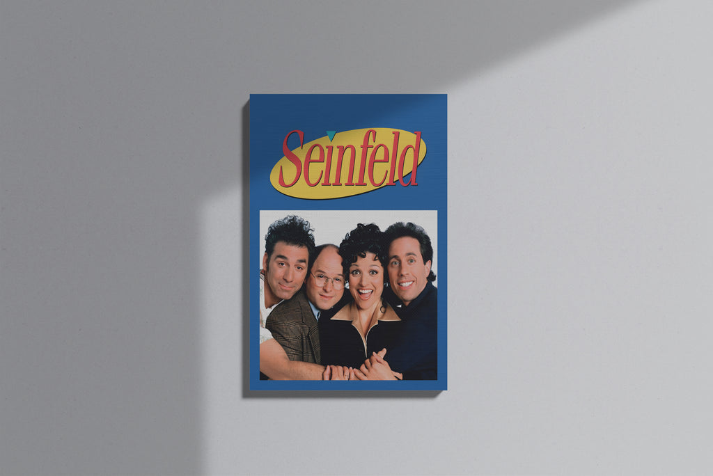 GeekCultcha Seinfeld TV Series Characters Premium Canvas Painting