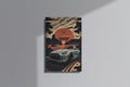 GeekCultcha Nissan GT-R Japanese Landscape Premium Canvas Painting