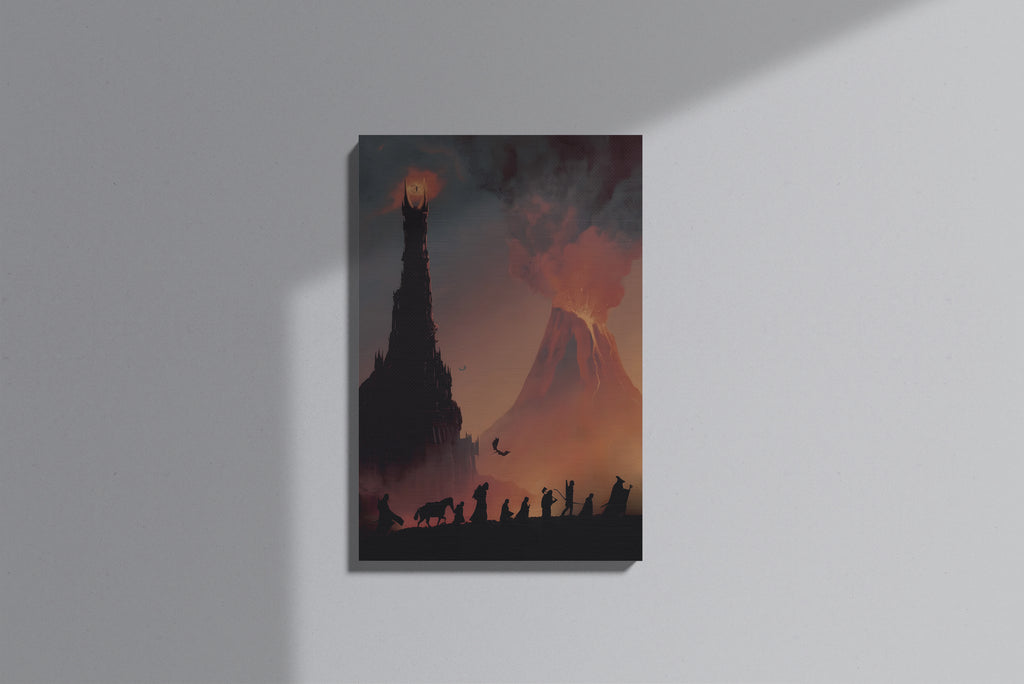GeekCultcha Lord of the Rings Tolkien Themed Premium Canvas Painting