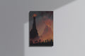 GeekCultcha Lord of the Rings Tolkien Themed Premium Canvas Painting