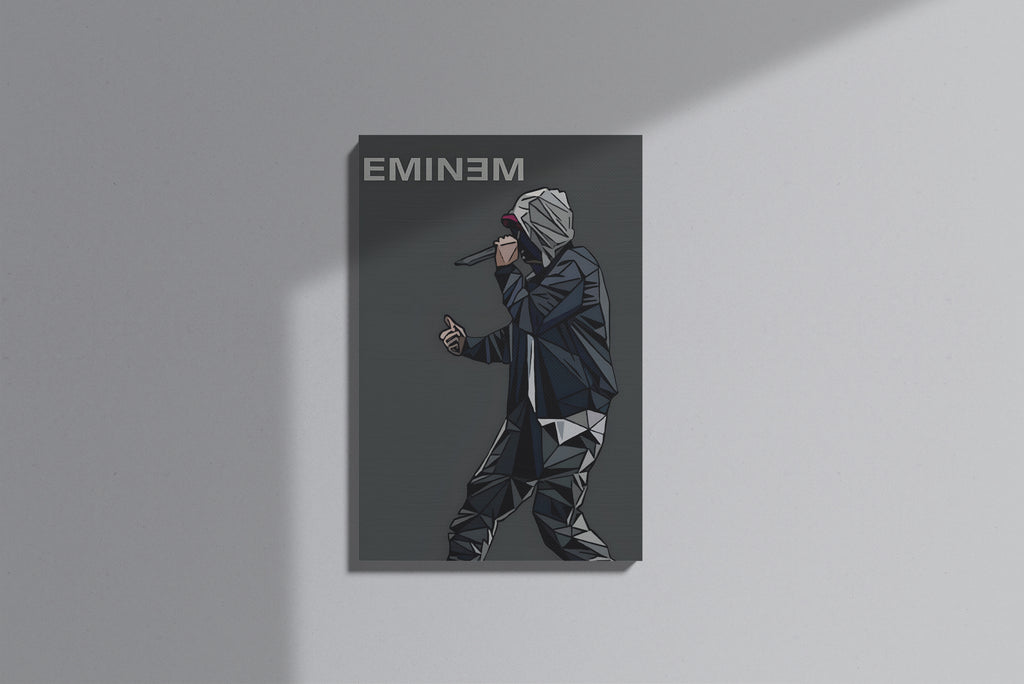 GeekCultcha Eminem Concert Style Premium Canvas Print