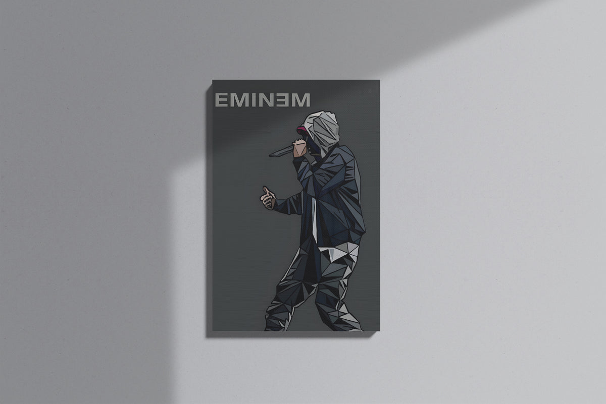 GeekCultcha Eminem Concert Style Premium Canvas Print