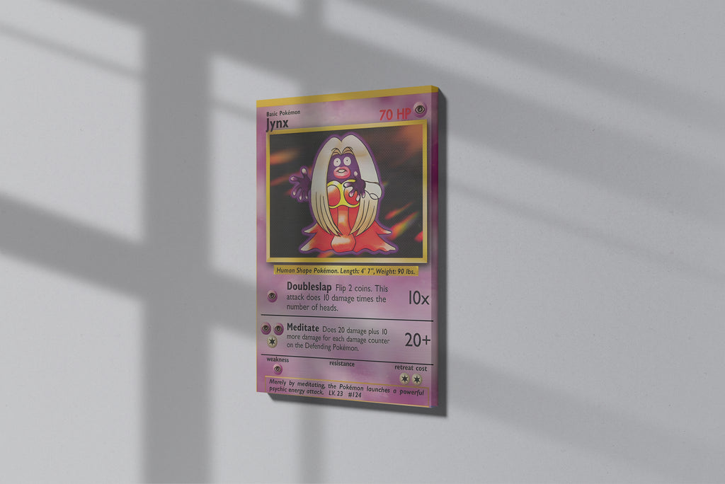 GeekCultcha Pokémon Jynx Themed Premium Canvas Print
