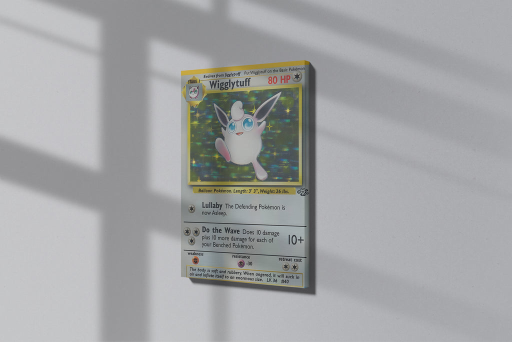 GeekCultcha Pokémon Wigglytuff Premium Canvas Print