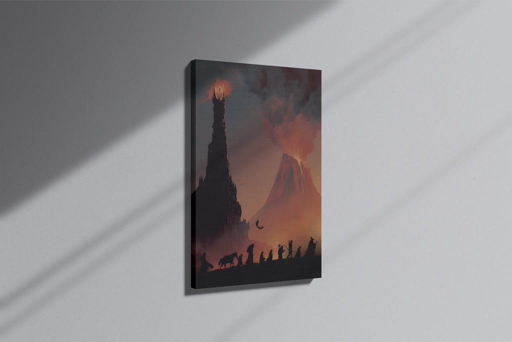GeekCultcha Lord of the Rings Tolkien Themed Premium Canvas Painting