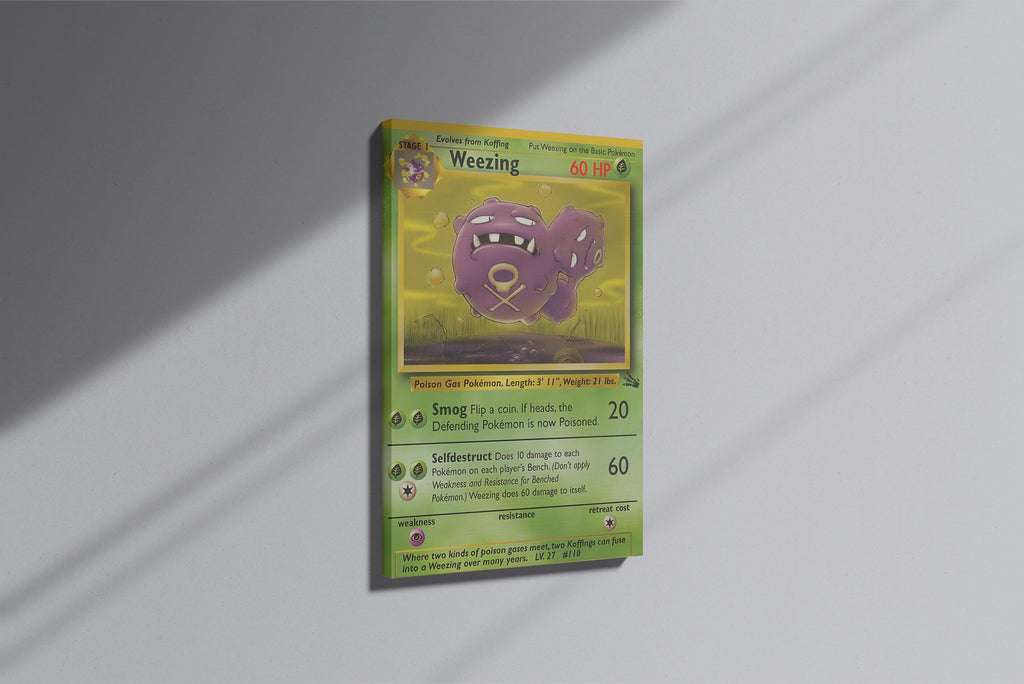 GeekCultcha Pokémon Weezing Premium Canvas Print