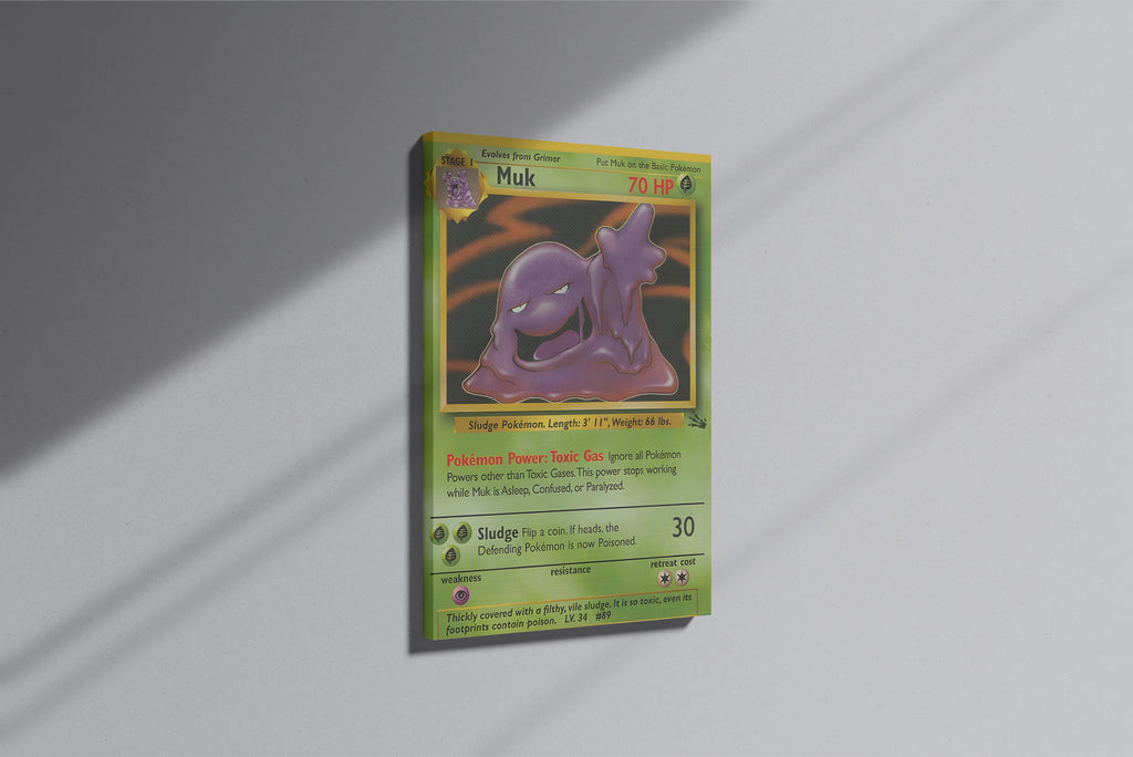 GeekCultcha Pokémon Muk Canvas Print