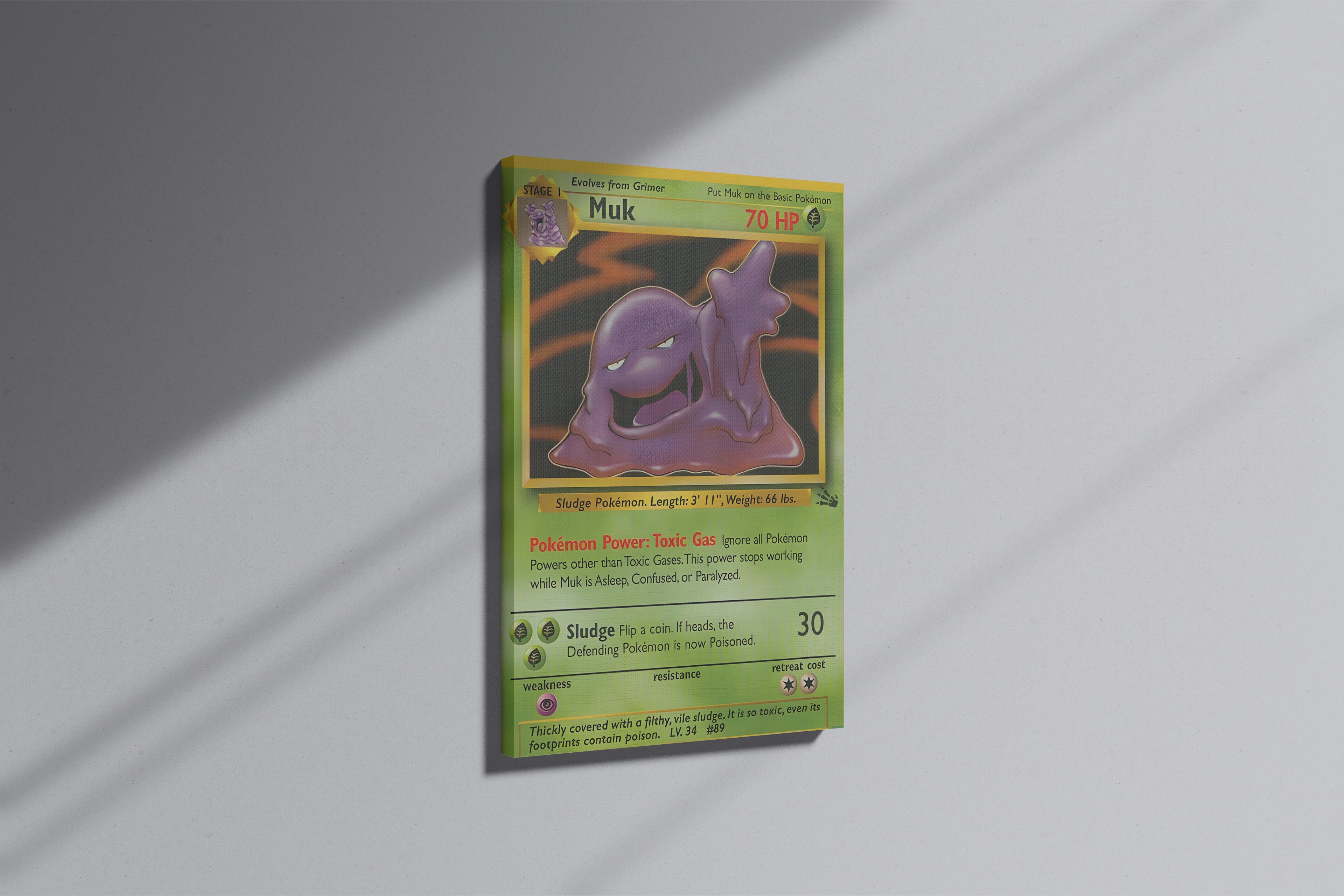 GeekCultcha Pokémon Muk Canvas Print
