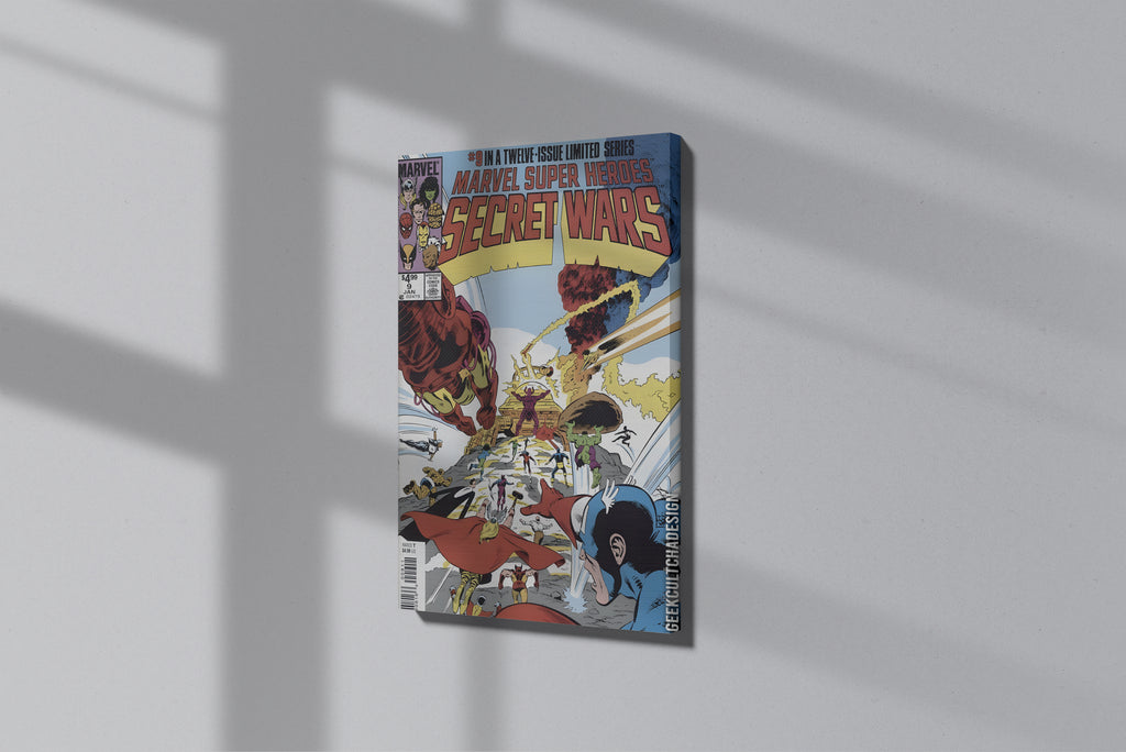 GeekCultcha Marvel Secret Wars Premium Canvas Print