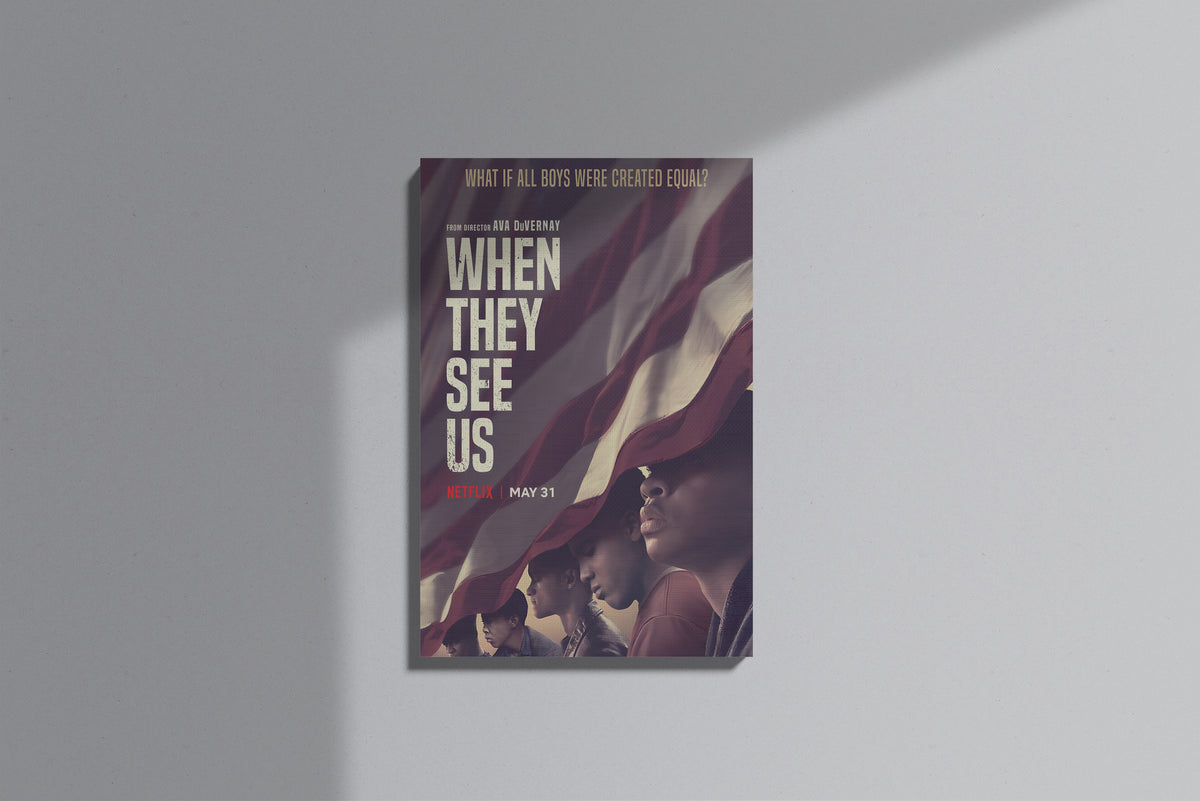 GeekCultcha When They See Us TV Series Themed Premium Canvas Print
