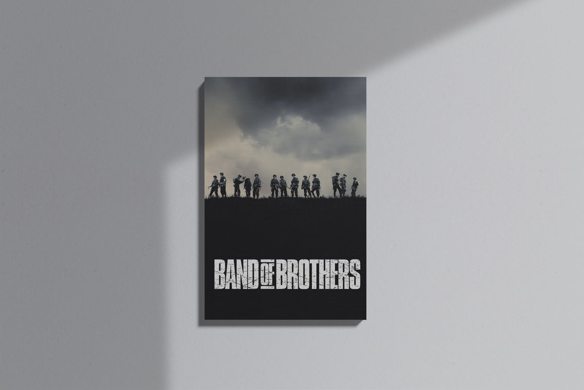 GeekCultcha Band of Brothers Themed Premium Canvas Print
