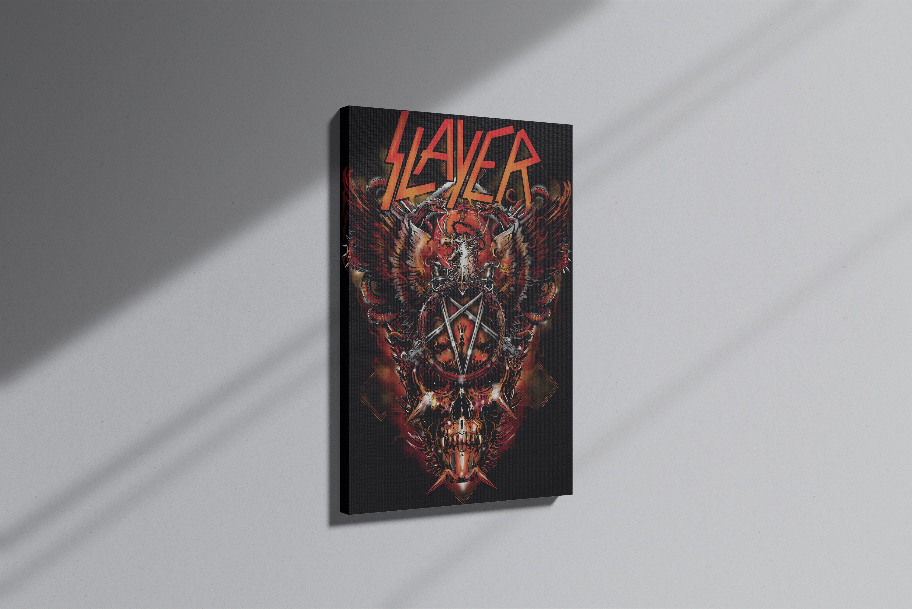 GeekCultcha Slayer Canvas Painting Dark Design
