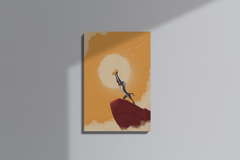 GeekCultcha Lion King Simba Premium Canvas Print