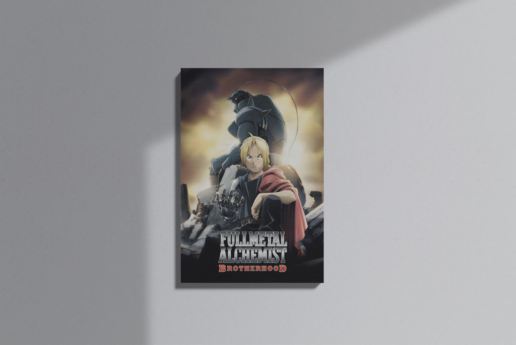 GeekCultcha Fullmetal Alchemist Brotherhood Premium Canvas Print