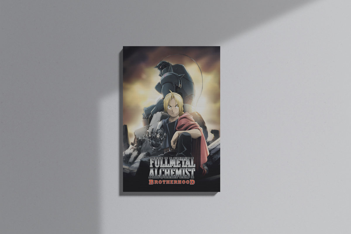 GeekCultcha Fullmetal Alchemist Brotherhood Premium Canvas Print