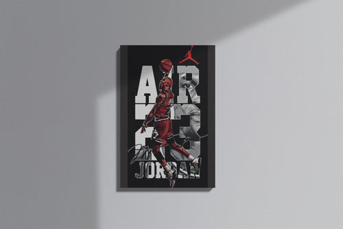 GeekCultcha Air Jordan Premium Canvas Print