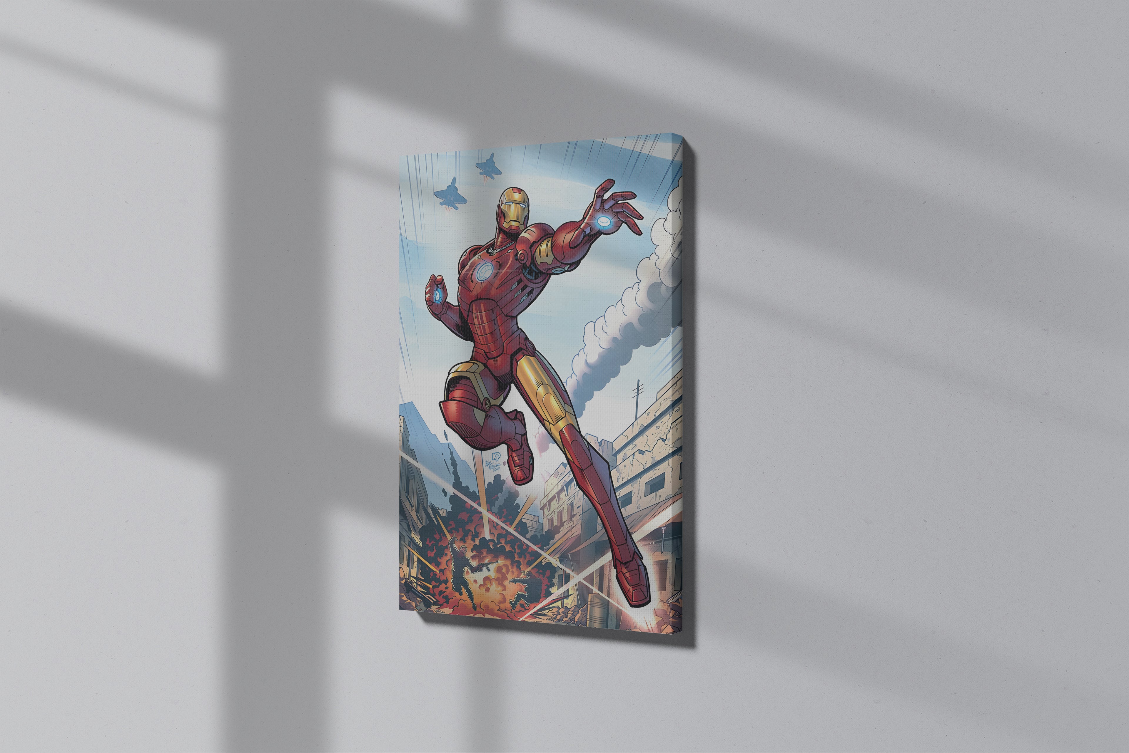 GeekCultcha Marvel Iron Man Premium Canvas Print