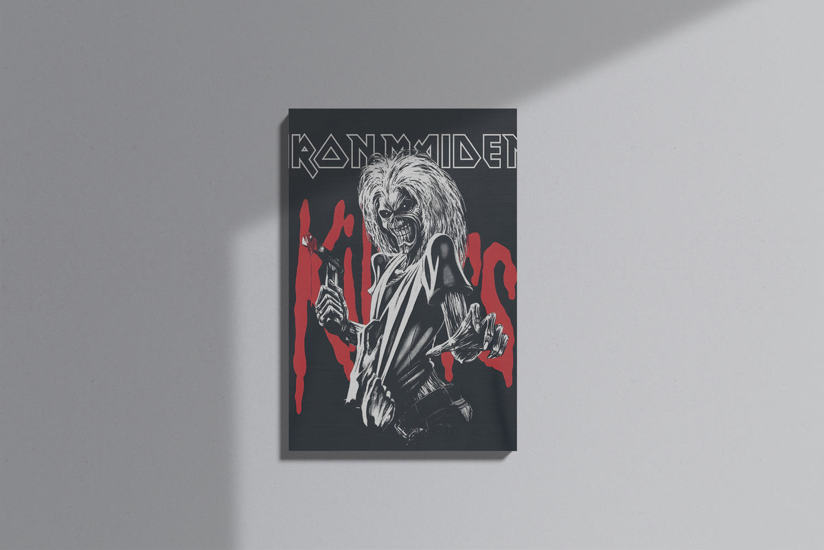 GeekCultcha Iron Maiden Eddie Premium Canvas Print