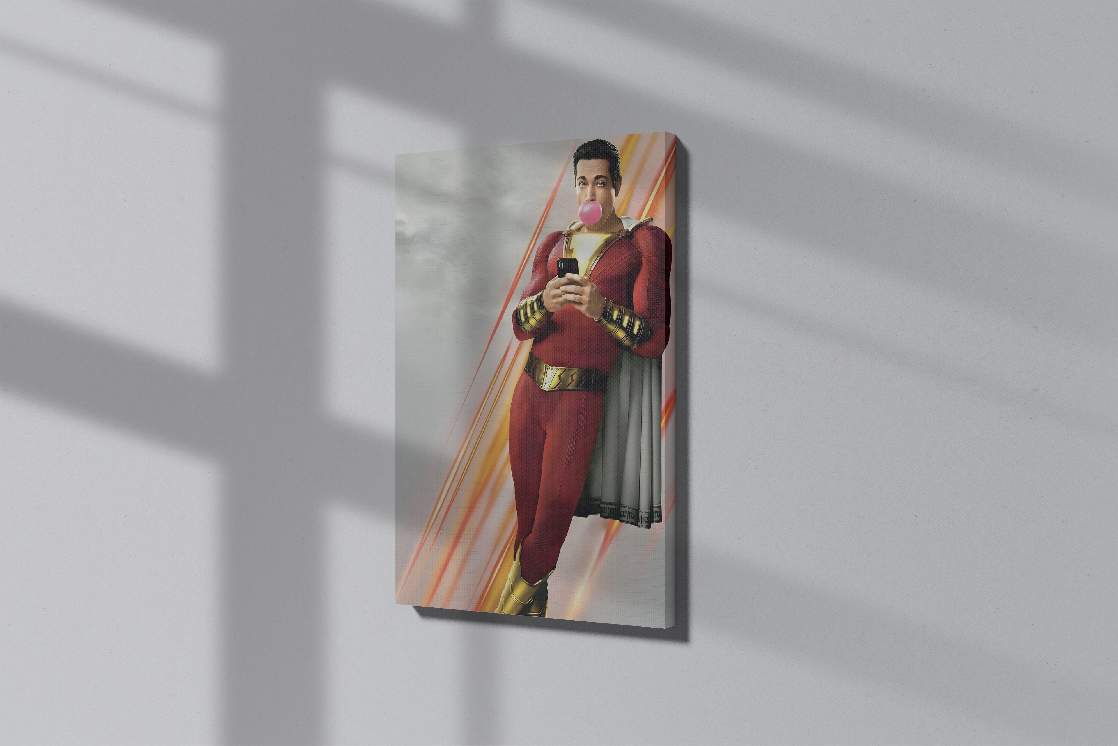 GeekCultcha DC Comics Shazam Premium Canvas Print