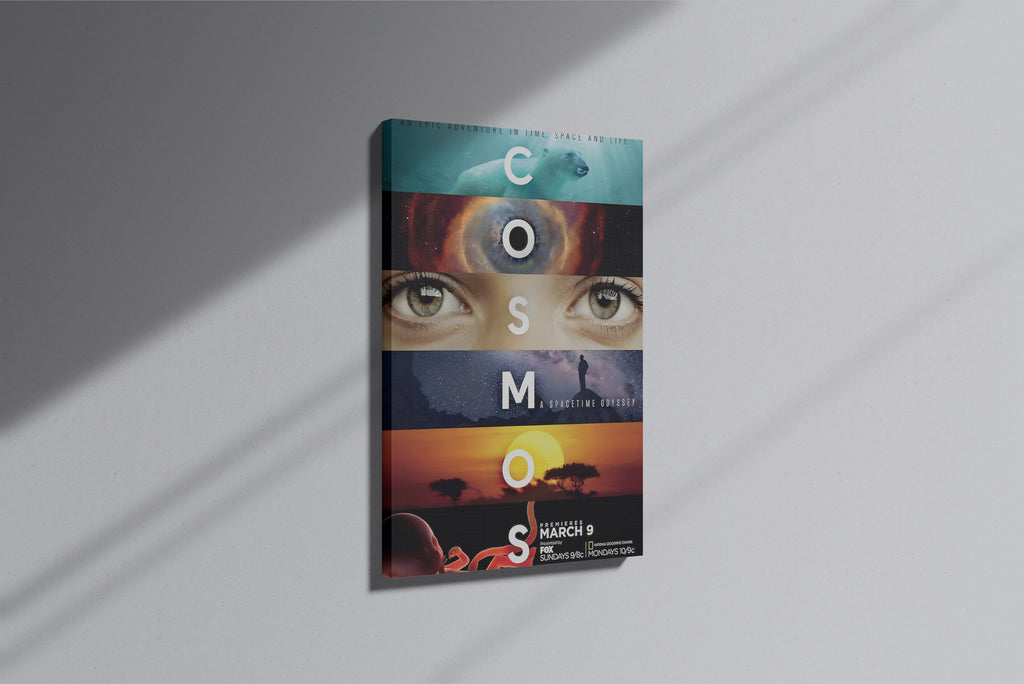 GeekCultcha Cosmos: A Space-Time Adventure Premium Canvas Painting