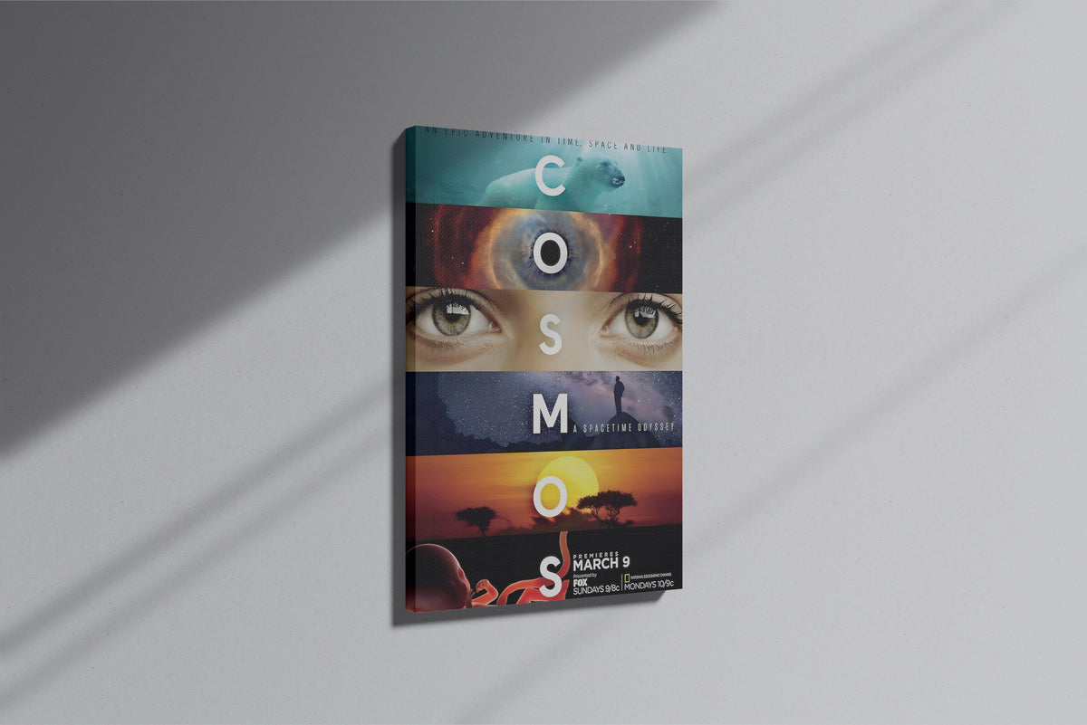 GeekCultcha Cosmos: A Space-Time Adventure Premium Canvas Painting