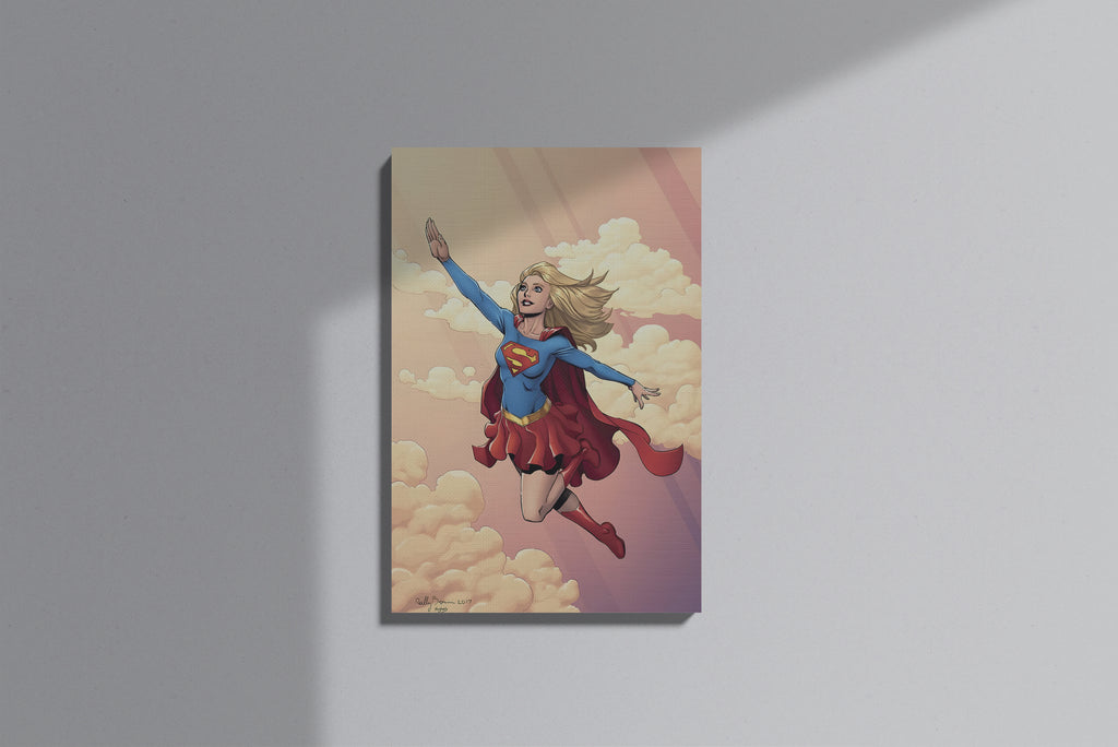 GeekCultcha DC Comics Supergirl Premium Canvas Print