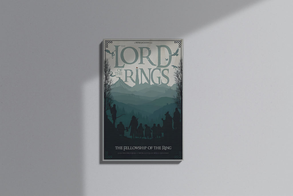 GeekCultcha Lord of the Rings Premium Canvas Painting