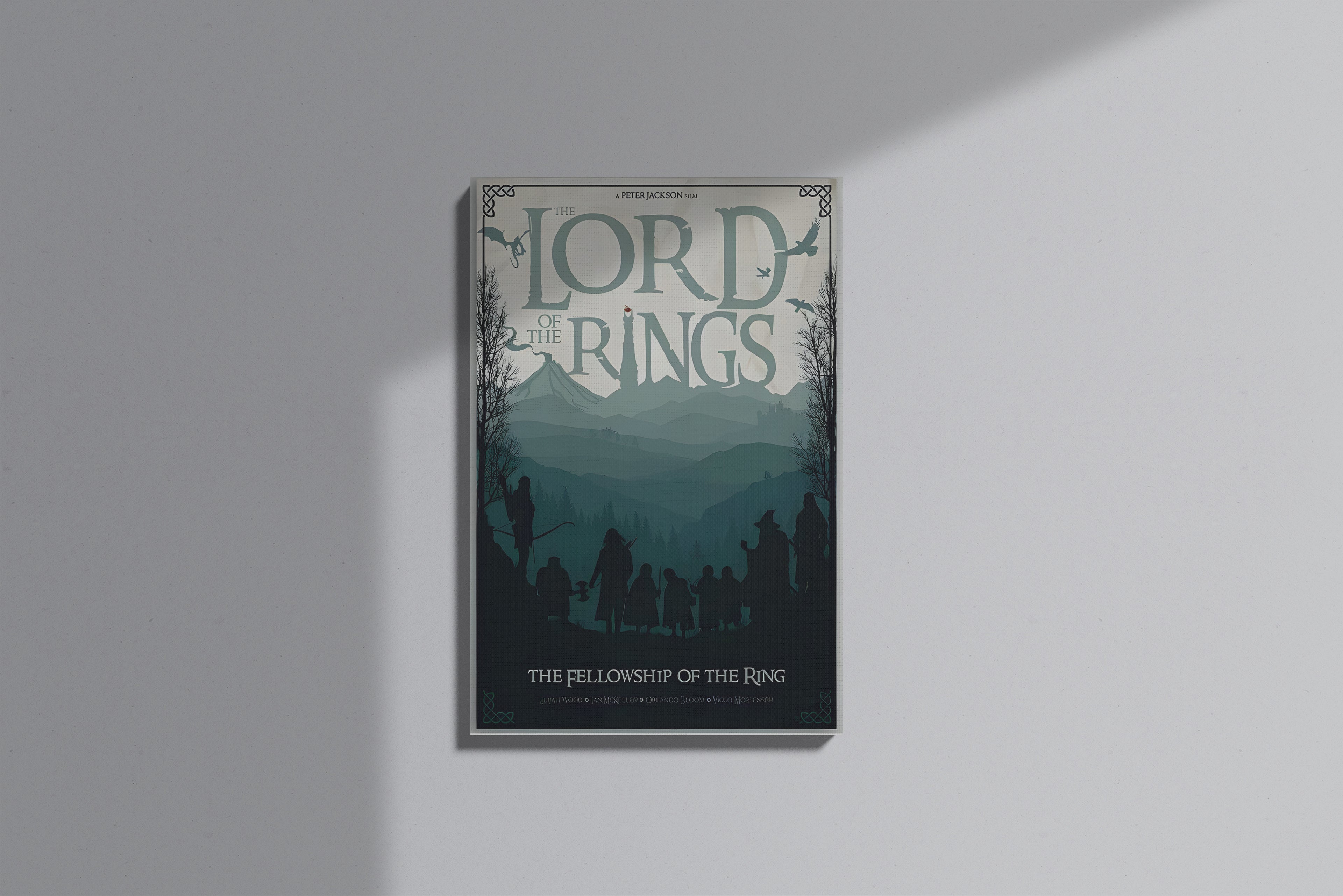 GeekCultcha Lord of the Rings Premium Canvas Painting