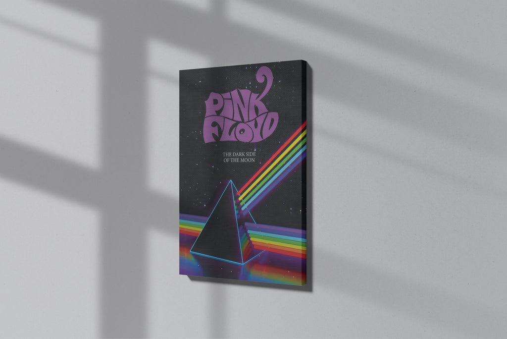 GeekCultcha Pink Floyd The Dark Side of the Moon Premium Canvas Print