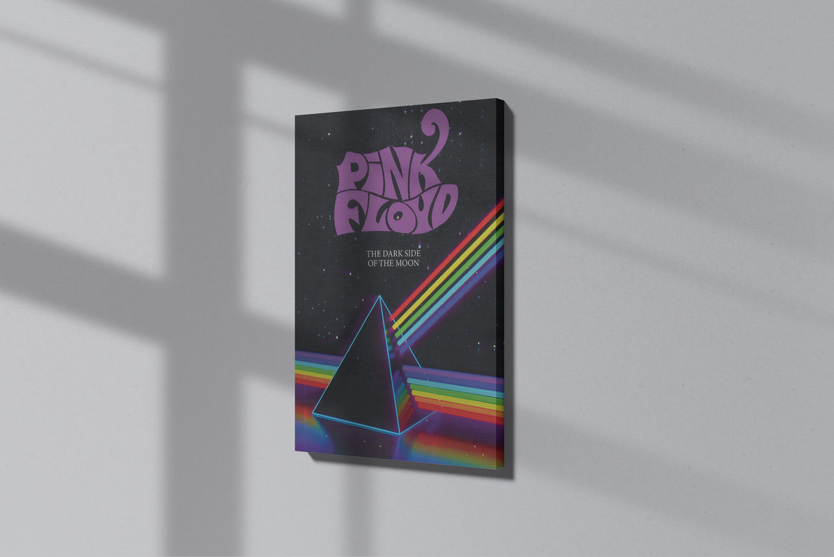 GeekCultcha Pink Floyd The Dark Side of the Moon Premium Canvas Print