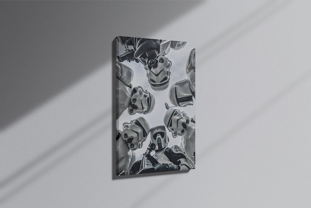 GeekCultcha Star Wars Stormtrooper Premium Canvas Print
