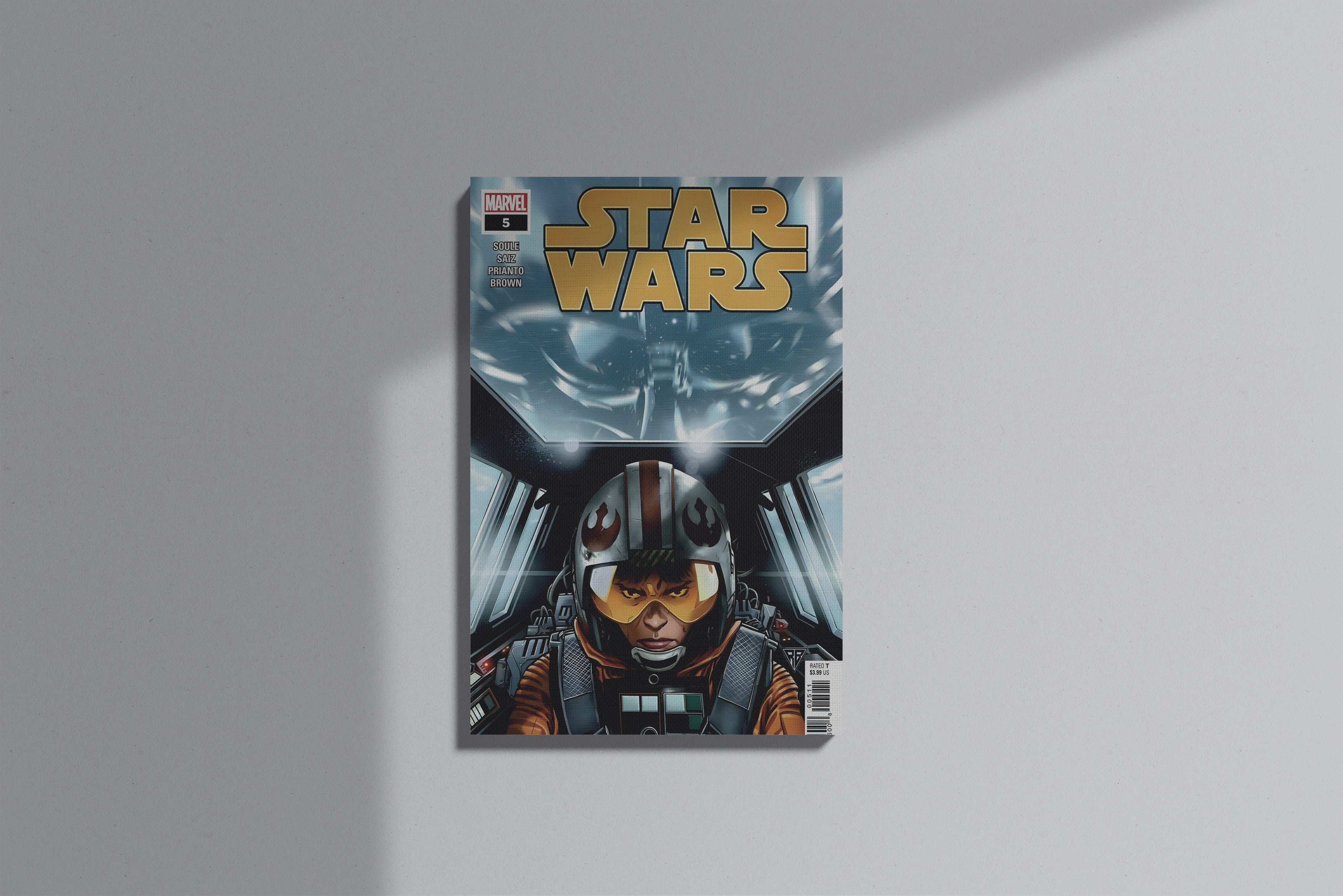 GeekCultcha Star Wars Luke Skywalker Premium Canvas Print