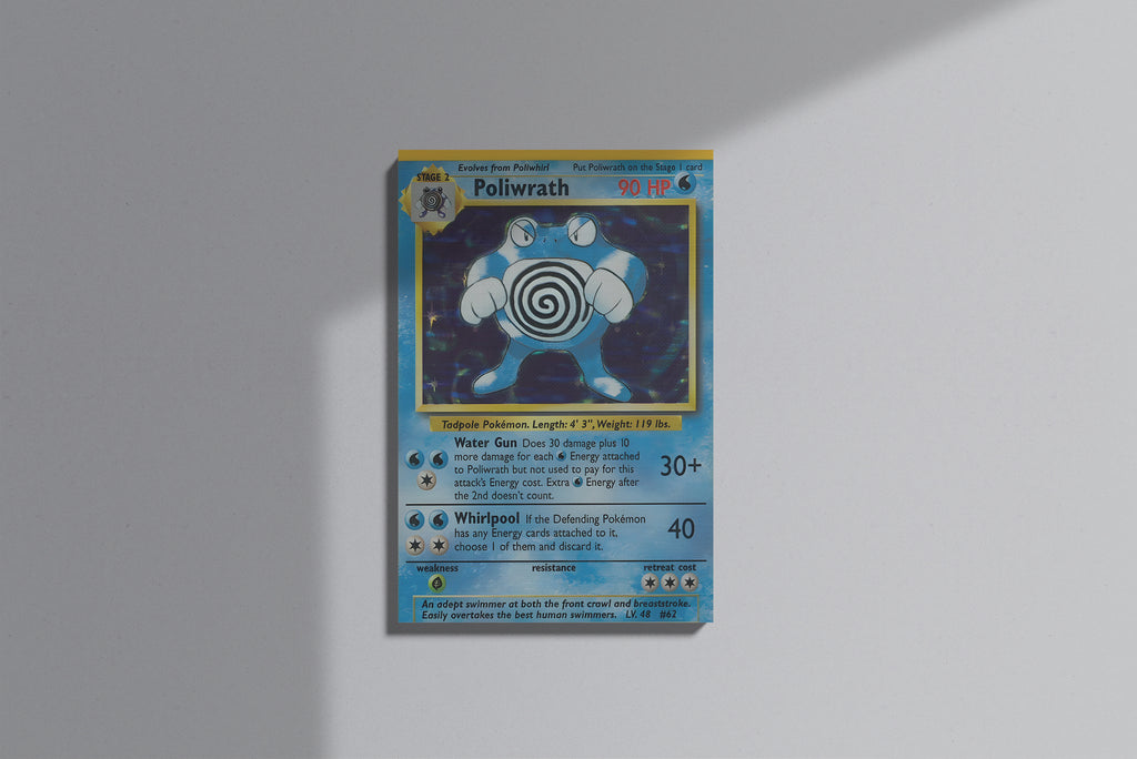 GeekCultcha Pokémon Poliwrath Premium Canvas Print