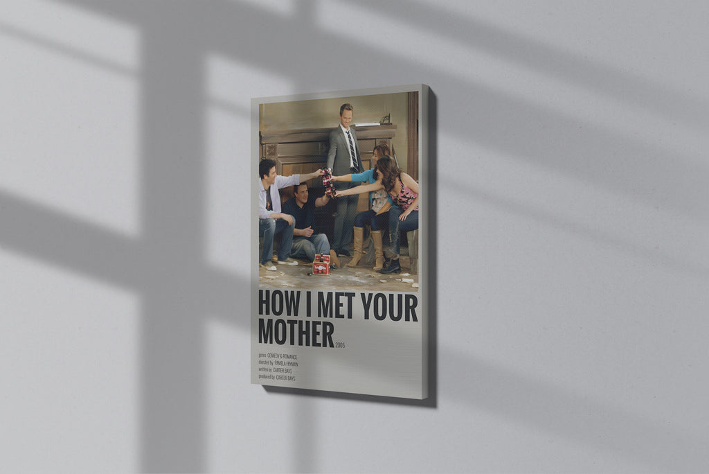 GeekCultcha How I Met Your Mother TV Series Premium Canvas Print