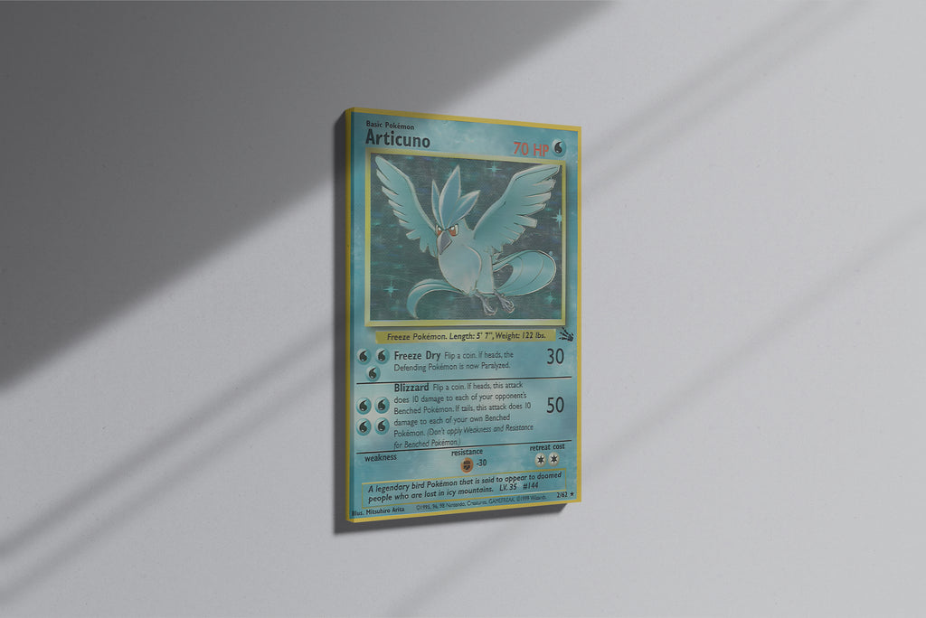 GeekCultcha Pokémon Articuno Premium Canvas Print