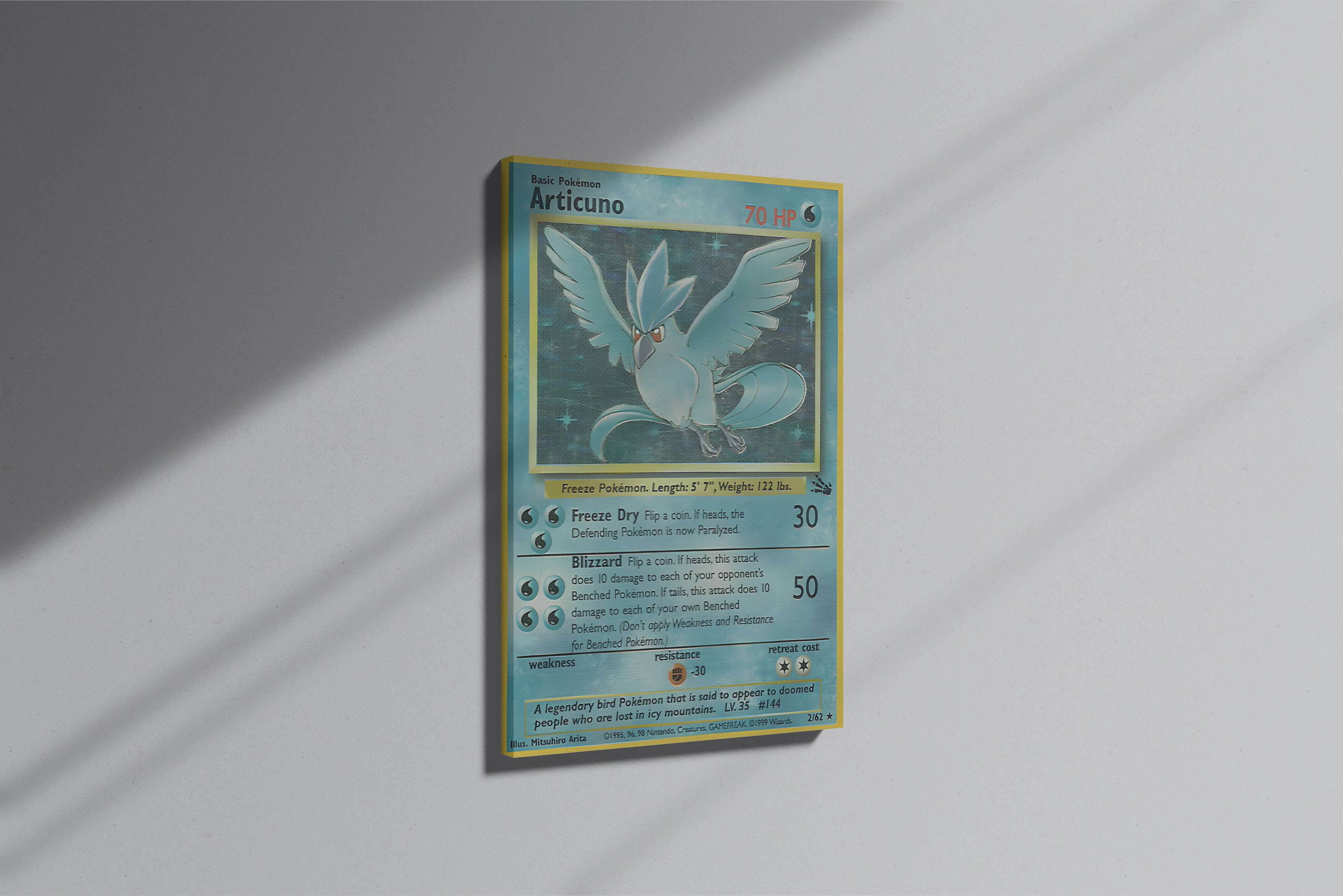 GeekCultcha Pokémon Articuno Premium Canvas Print