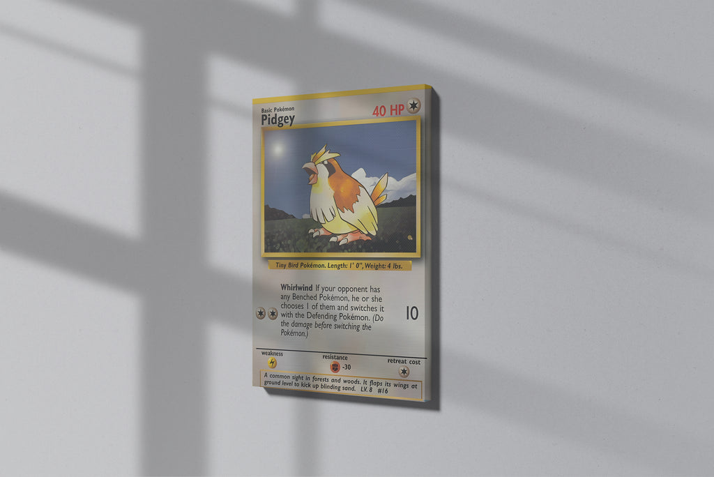 GeekCultcha Pokémon Pidgey Premium Canvas Print
