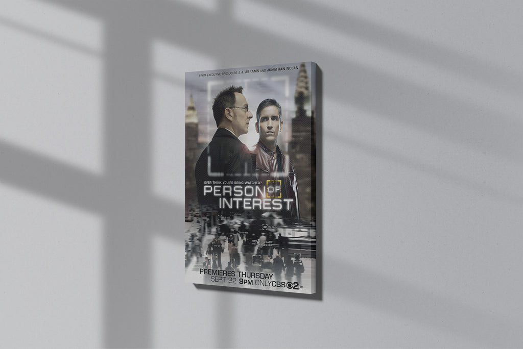 GeekCultcha Person of Interest TV Series Themed Premium Canvas Painting
