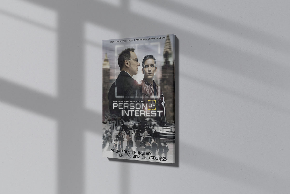 GeekCultcha Person of Interest TV Series Themed Premium Canvas Painting
