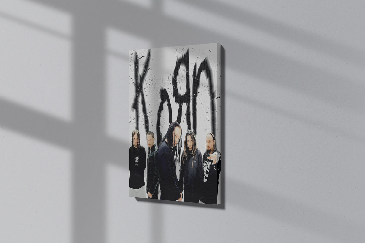 GeekCultcha Korn Group Themed Canvas Painting