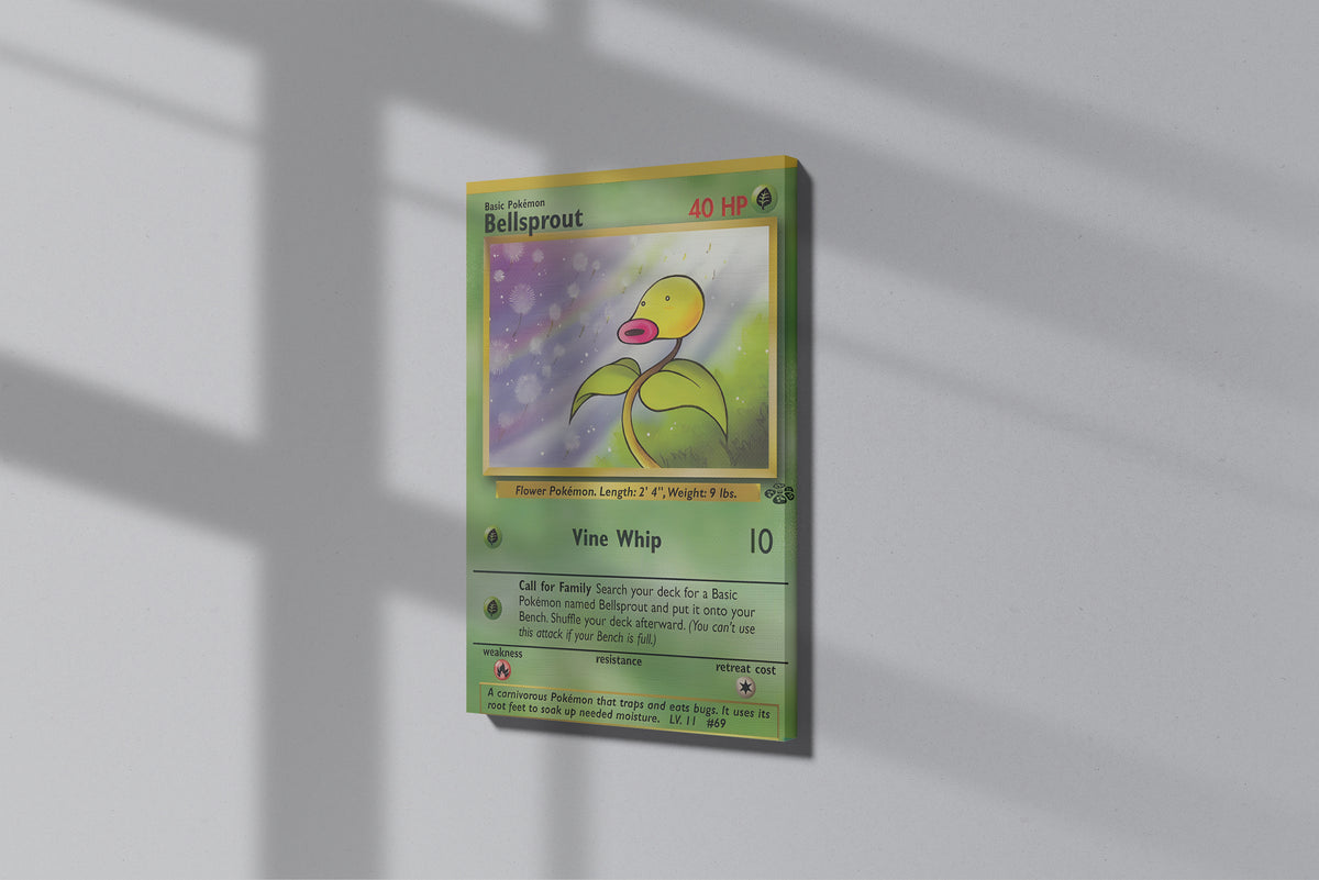 GeekCultcha Pokémon Bellsprout Premium Canvas Print