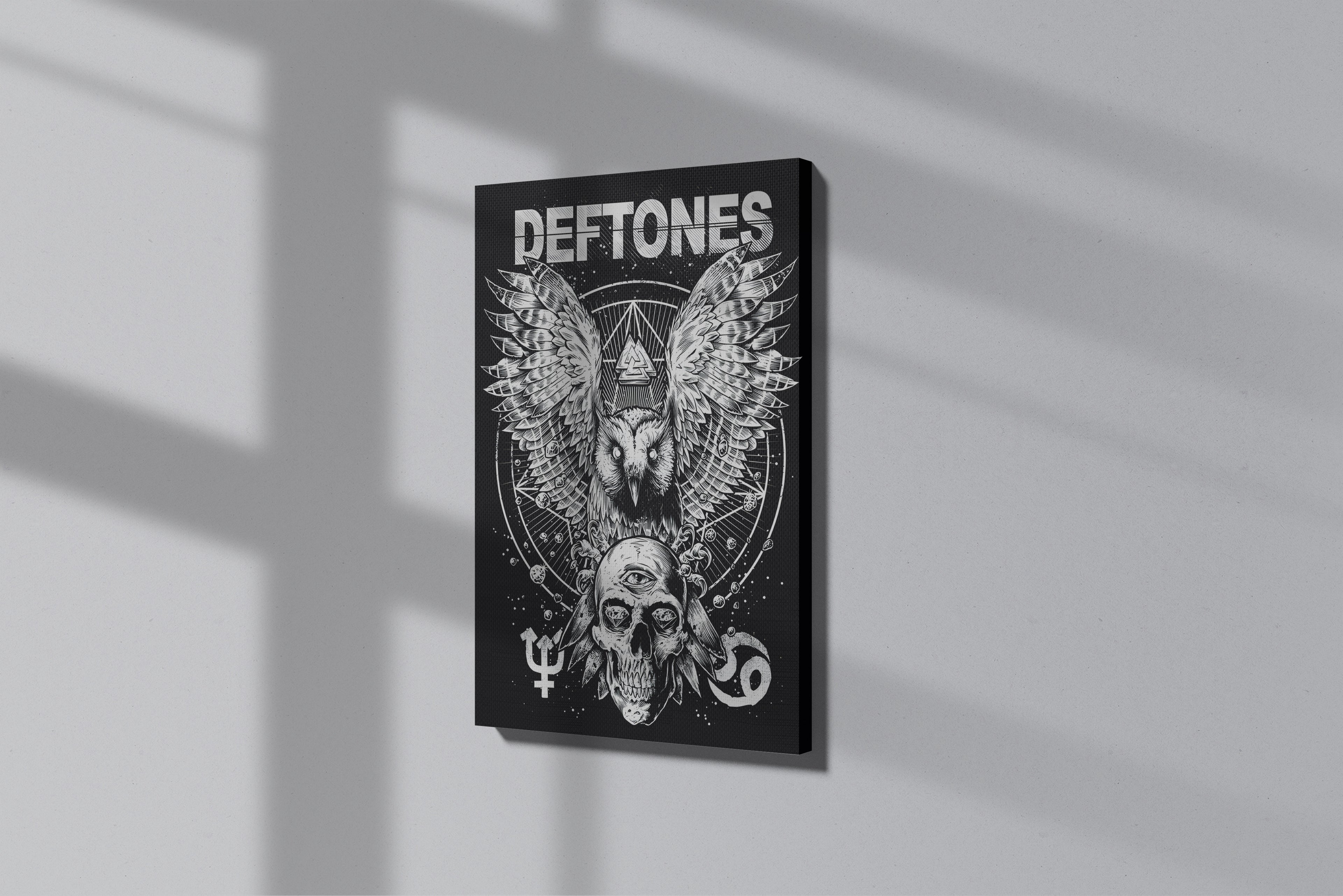 GeekCultcha Deftones Themed Premium Canvas Painting
