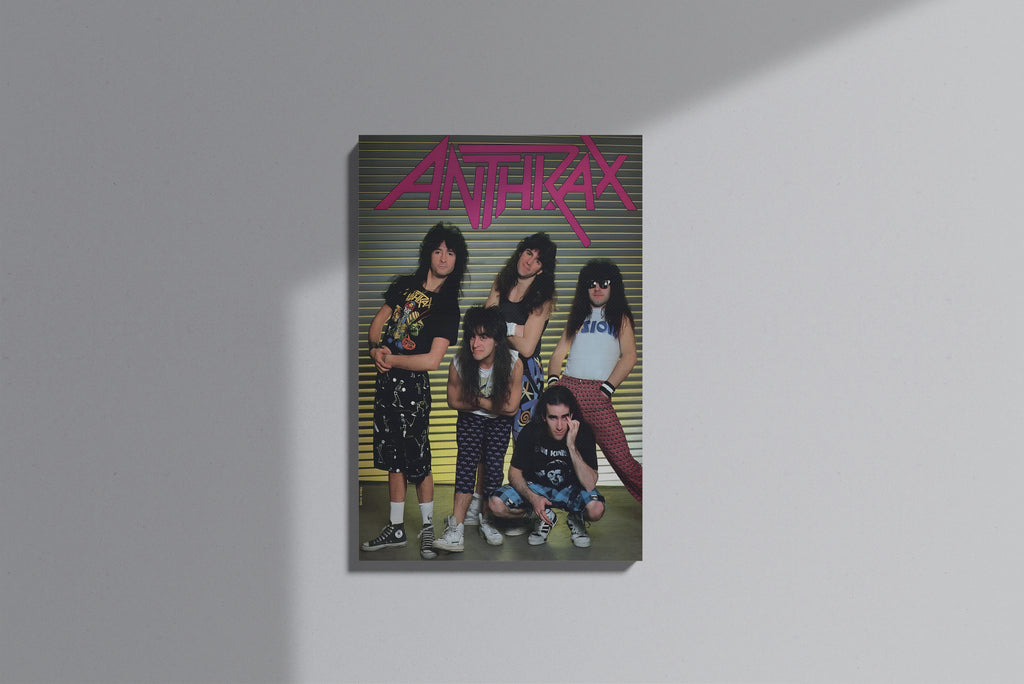 GeekCultcha Anthrax Rock Band Premium Canvas Print