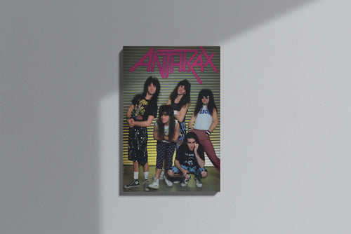 GeekCultcha Anthrax Rock Band Premium Canvas Print