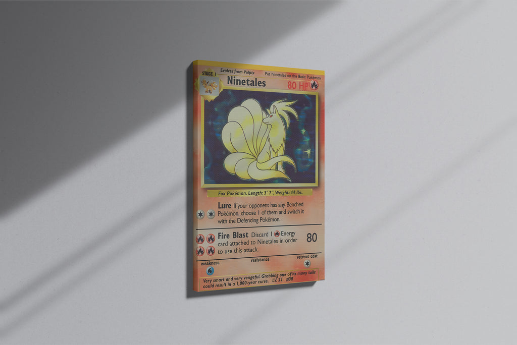 GeekCultcha Pokémon Ninetales Premium Canvas Print