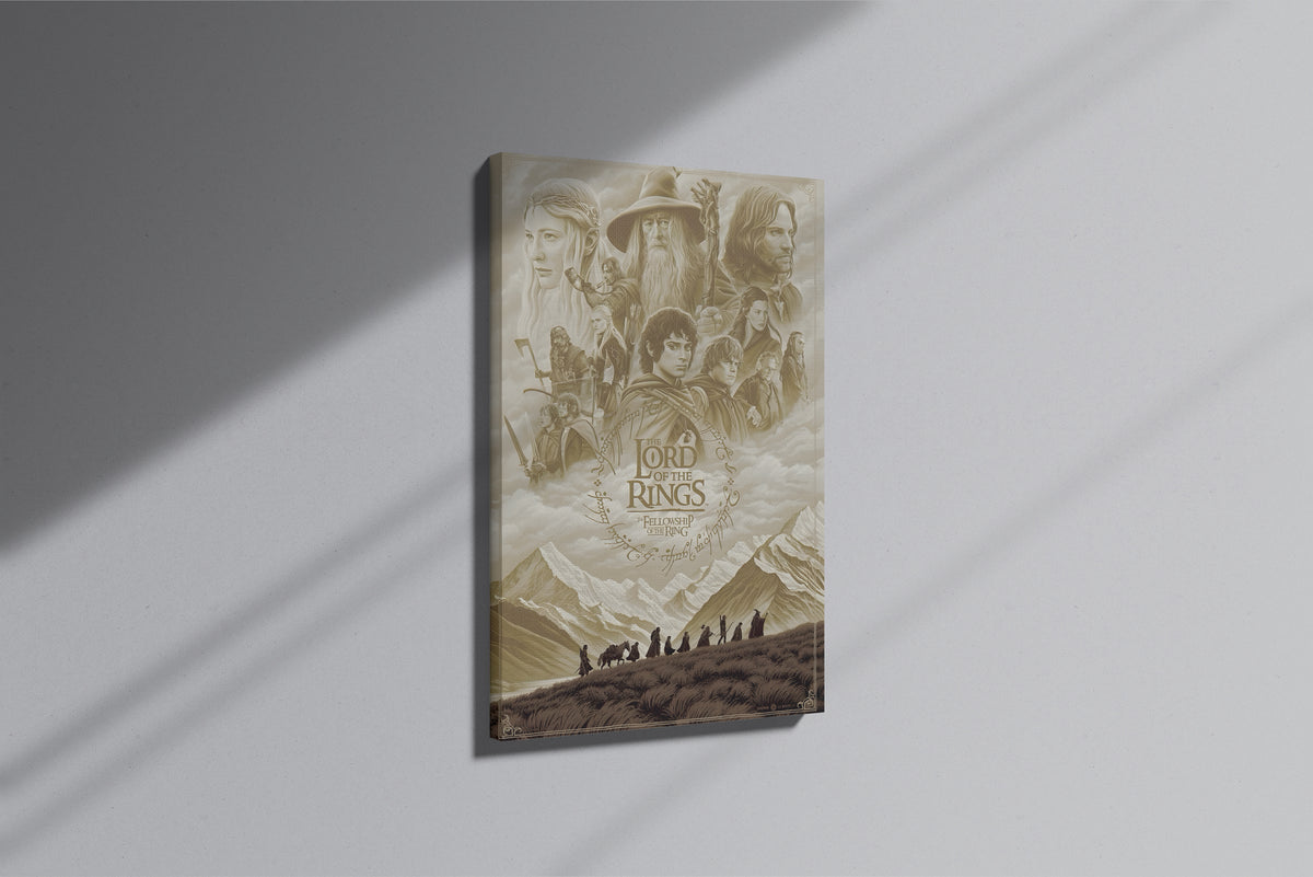 GeekCultcha The Lord of the Rings Fellowship Canvas Print