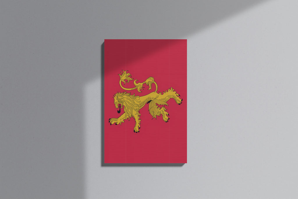 GeekCultcha Game of Thrones House Lannister Premium Canvas Print
